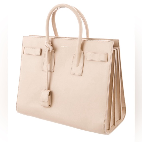 Yves Saint Laurent Small Cream Sac de Jour - Picture 3 of 4